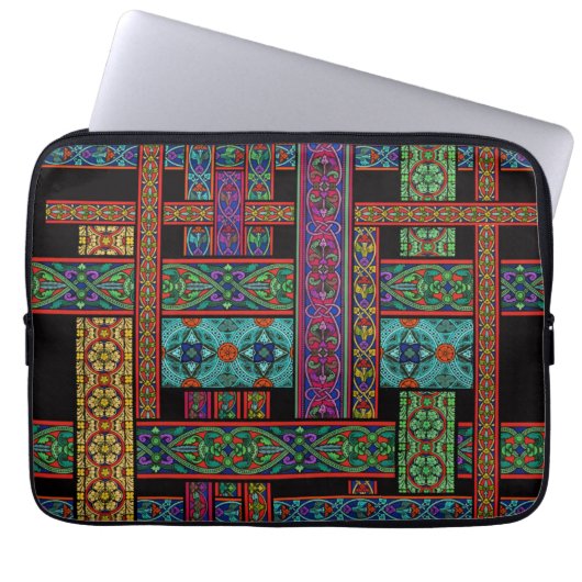 Mitternachtssonnenglas Laptopschutzhülle (Vorderseite)