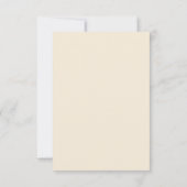 Mitternachtssterne Himmelhochzeit RSVP Karte (Rückseite)