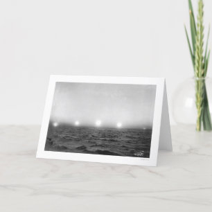 Mitternachtssun-Zeitspanne 1911 Karte