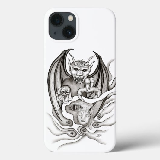Mitternachtstraum - Devils Case-Mate iPhone Hülle (Rückseite)