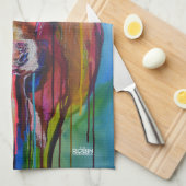 "Mitternachtstuch der fahrtii" Geschirrtuch (Viertel Falte)