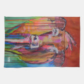 "Mitternachtstuch der fahrtii" Geschirrtuch (Horizontal)