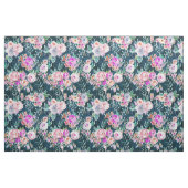 MITTERNACHTSüberfluß dunkle Rose mit Blumen Stoff (Fat Quarter (45,7 x 55,9 cm))