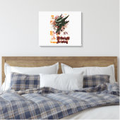 Mitternachtsübergang Olivenbaumstruktur Leinwanddruck (Insitu (Schlafzimmer))
