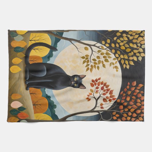 Mitternachtswächter Geschirrtuch (Horizontal)