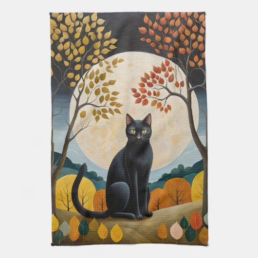 Mitternachtswächter Geschirrtuch (Vertikal)