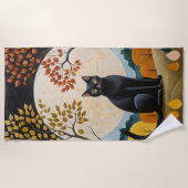 Mitternachtswächter Strandtuch (Vorderseite)