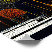 Mitternachtswald #4 - 4x5 Digital-Download Poster (Ecke)