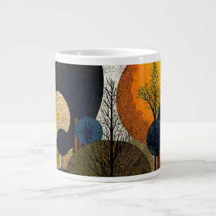 Mitternachtswald auf dem Planeten Merkur #1 Jumbo-Tasse