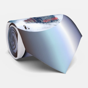 Mitternachtsweihnachtszug mit Mädchen und Sankt Krawatte