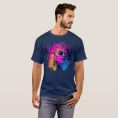 Mitternachtswelle: Dunkler Wave T - Shirt (Vorne ganz)