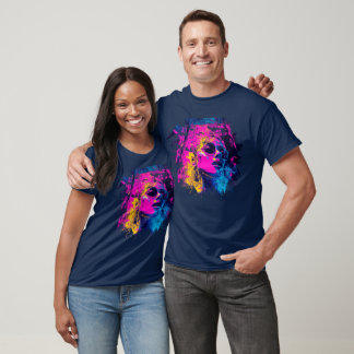 Mitternachtswelle: Dunkler Wave T - Shirt