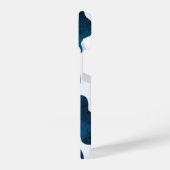 Mitternachtswiese: Blaue Kuh drucken iPhone Hülle (Linke Seite)