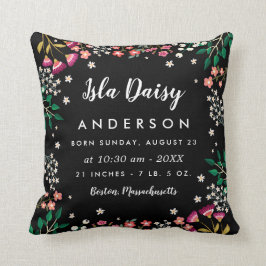 MitternachtsWildblumen - Kissen