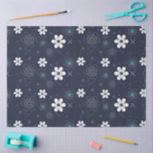 Mitternachtswinterpapier für Blume Seidenpapier (Basteln)