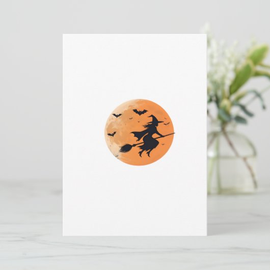 Mitternachtswitz im Himmel Einladung (Stehend Vorderseite)