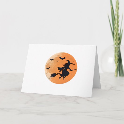 Mitternachtswitz im Himmel Einladung (Vorderseite)