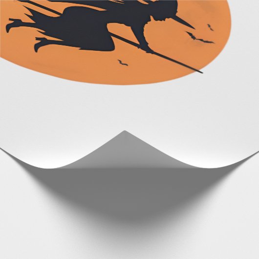 Mitternachtswitz im Himmel Geschenkpapier (Ecke)