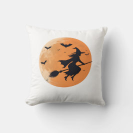 Mitternachtswitz im Himmel Kissen