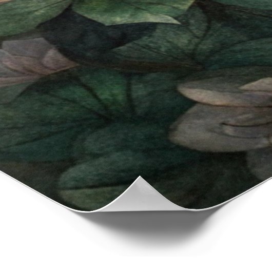 Mitternachtszauber - Boho Hexenhut Wall Art Poster (Ecke)