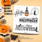 Mitternnacht Mischief Halloween Sticker Set