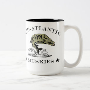 Mittler-Atlantische Muskies Zwei-Ton Tasse