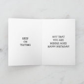 MITTLERE ALTERSKARTE SIMS BIRTHDAY KARTE (Innenseite)