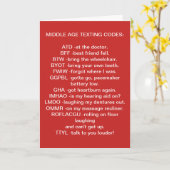 MITTLERE ALTERSKARTE SIMS BIRTHDAY KARTE (Gelbe Blume)