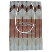 Mittlere Aquarelltasche für glückliche Geburtstage Geschenktüte (Vorderseite)