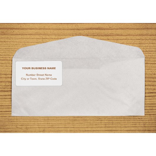 Mittlere Auslieferung von Schlichtem Text in braun