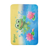 Mittlere Badematte Leap Frog Design. (Vorderseite Vertikal)