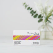 Mittlere Band - farbenfroh Abstrakt Visitenkarte (Stehend Vorderseite)
