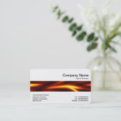 Mittlere Band - Feuersprachen Visitenkarte (Stehend Vorderseite)