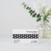 Mittlere Band - Shards - Asanoha-Muster Visitenkarte (Stehend Vorderseite)