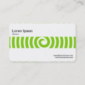 Mittlere Band - Spiral - Mars Green Visitenkarte (Rückseite)