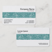 Mittlere Band - Spiralen Abstrakt - Moss Green Visitenkarte (Vorne/Hinten)