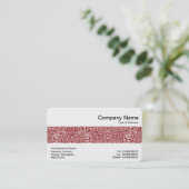 Mittlere Band - Spiralen Abstrakt - Ruby Red Visitenkarte (Stehend Vorderseite)