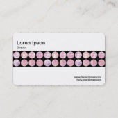 Mittlere Band - Texturierte Bereiche 01 Visitenkarte (Rückseite)