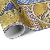 MITTLERE BESTIÄRE, ANTELOP FANTASTISCHE TIERE GESCHENKPAPIER (Rolleneckpunkt)