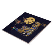 MITTLERE BEWÄHRUNG, GEBURT, BATTEN IN NACHT BLAU FLIESE (Seite)