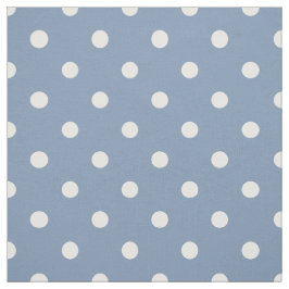 Mittlere blaue Polka-Punkte Stoff