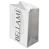 Mittlere Einzelhandel/Geschenk Bellame Tasche Mittlere Geschenktüte (Rückseite Schrägansicht)