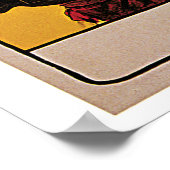 Mittlere Eisenbahn nach Schottland Vintage Travel Poster (Ecke)