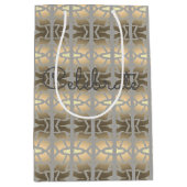 Mittlere elegante Papiergeschenktasche Geschenktüte (Vorderseite)