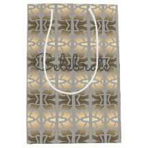 Mittlere elegante Papiergeschenktasche