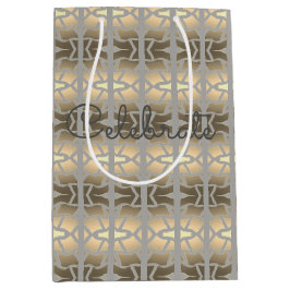 Mittlere elegante Papiergeschenktasche Geschenktüte