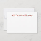 Mittlere Feiertage - Flat Card (Rückseite)