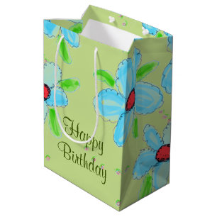 Mittlere, flache Gifttasche Mittlere Geschenktüte