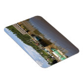 Mittlere Flut in der Bay of Fundy in St. Martins,  Magnet (Rechte Seite)