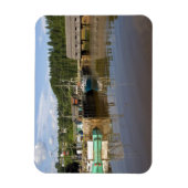 Mittlere Flut in der Bay of Fundy in St. Martins,  Magnet (Vertikal)